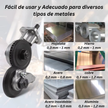 CORTADOR DE METAL PARA TALADRO