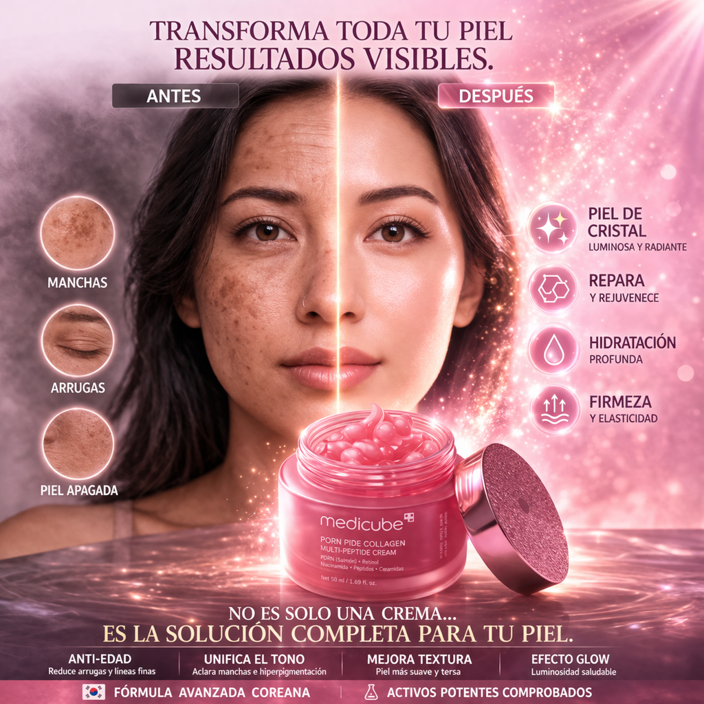 Medicube Crystal Glow™ - La rutina coreana para una piel luminosa y sin manchas
