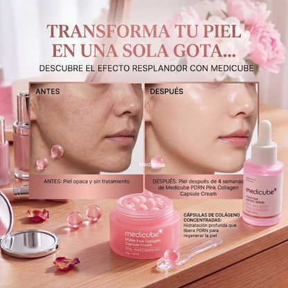 Medicube Crystal Glow™ - La rutina coreana para una piel luminosa y sin manchas