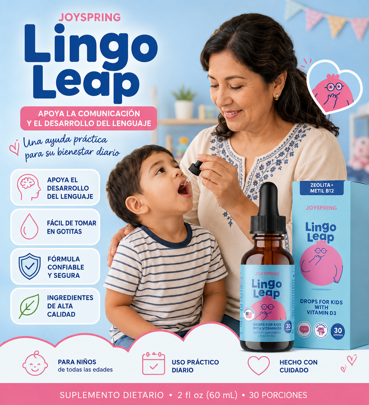 LINGO LEAP – APOYO DIARIO PARA EL DESARROLLO DEL LENGUAJE Y EL APRENDIZAJE DE LOS NIÑOS