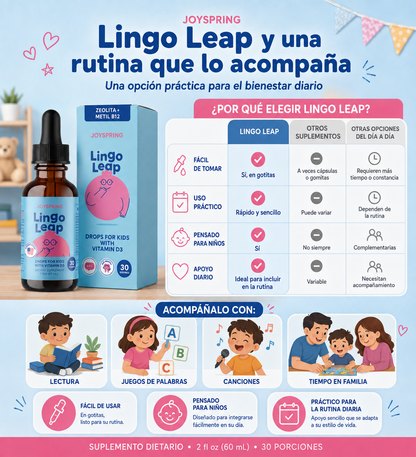LINGO LEAP – APOYO DIARIO PARA EL DESARROLLO DEL LENGUAJE Y EL APRENDIZAJE DE LOS NIÑOS