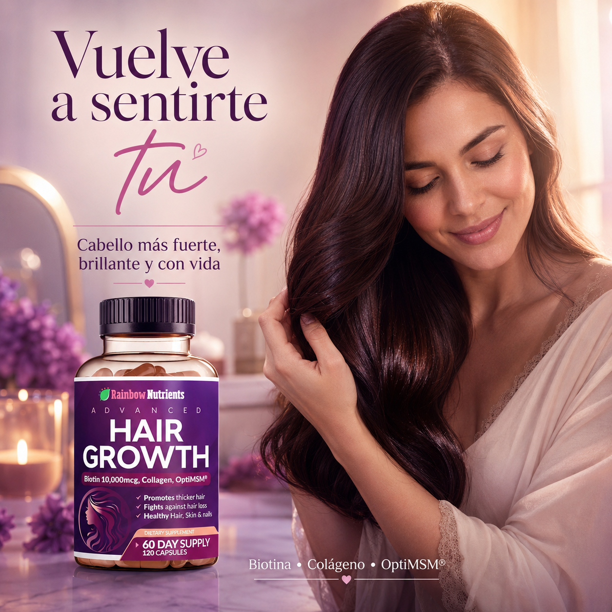 HAIR GROWTH ™ | Fórmula Avanzada para Fuerza y Crecimiento Capilar
