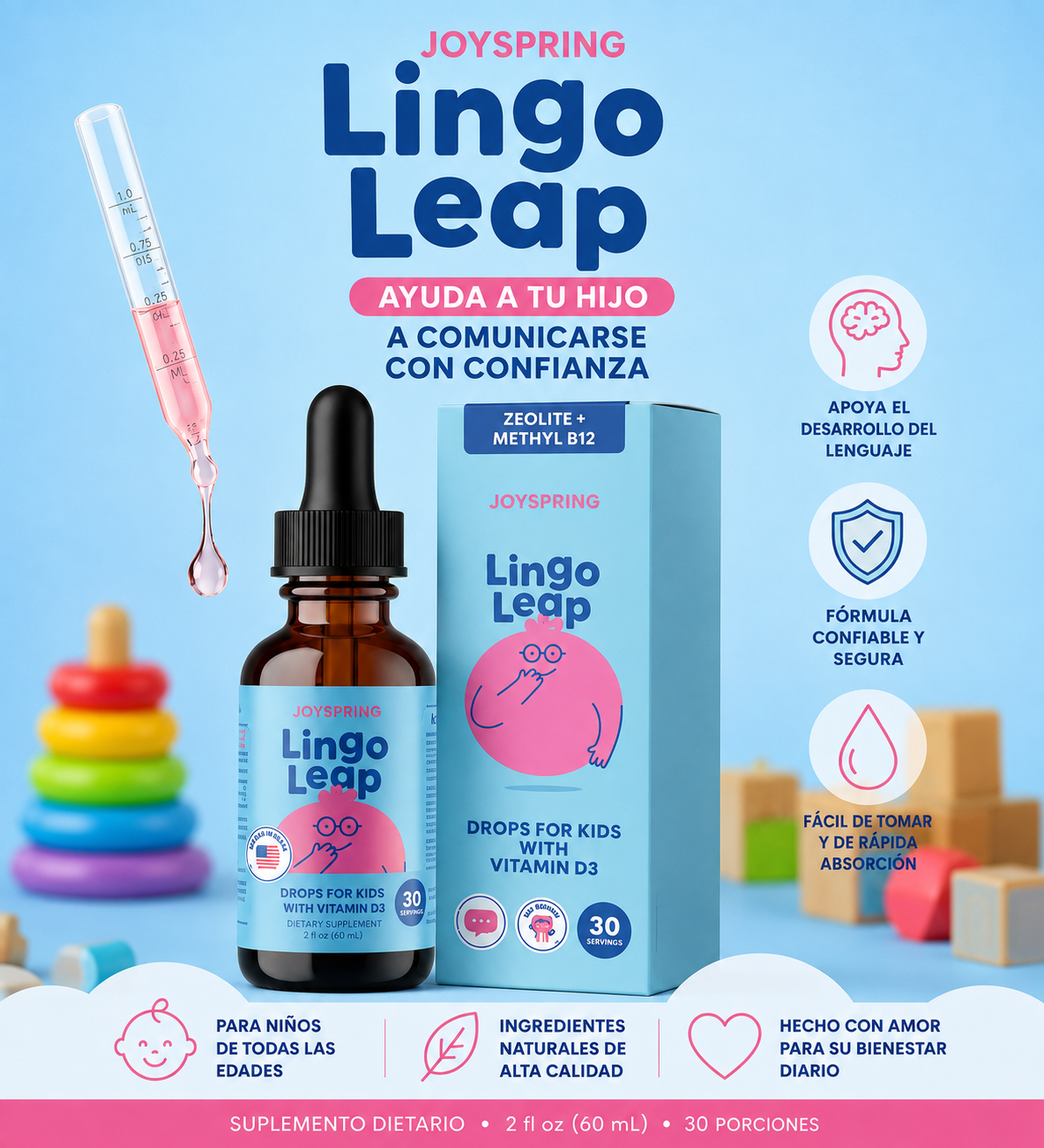 LINGO LEAP – APOYO DIARIO PARA EL DESARROLLO DEL LENGUAJE Y EL APRENDIZAJE DE LOS NIÑOS