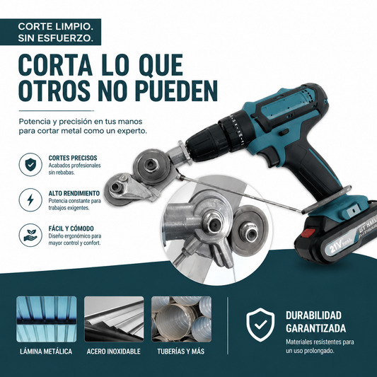 CORTADOR DE METAL PARA TALADRO